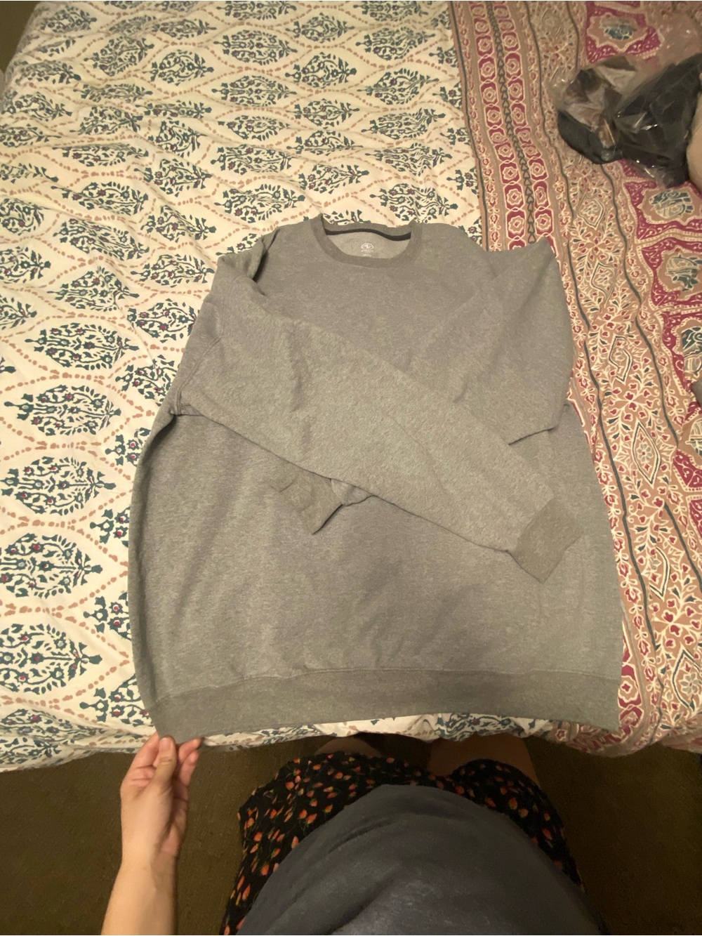 Athletic Works Gray Crewneck Sweatshirt
